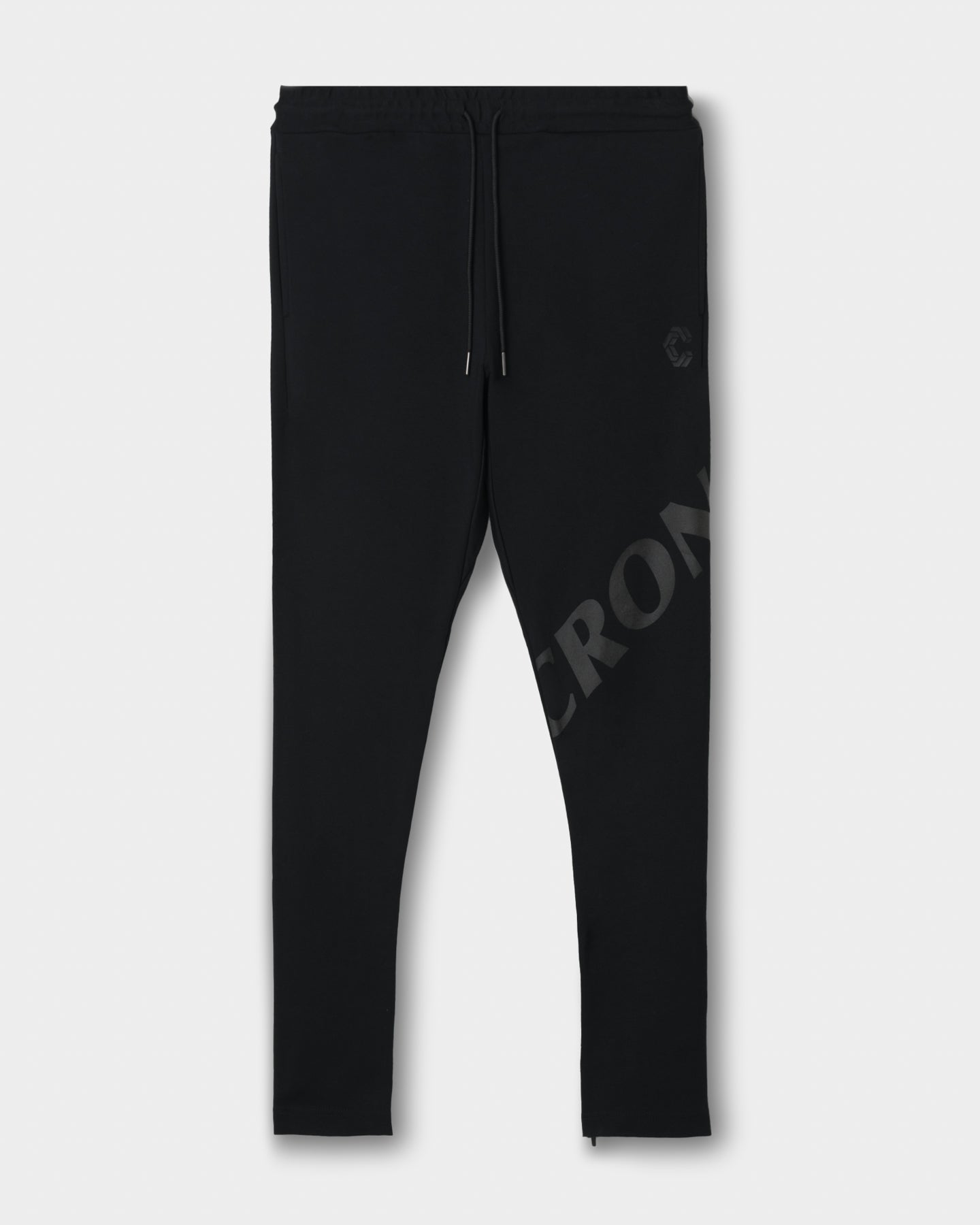 CRONOS パンツ S12-SP-2592-032 02スキニーパンツ CRONOS REFLECTIVE LOGO SKINNY PANTS【BLACK×BLACK】