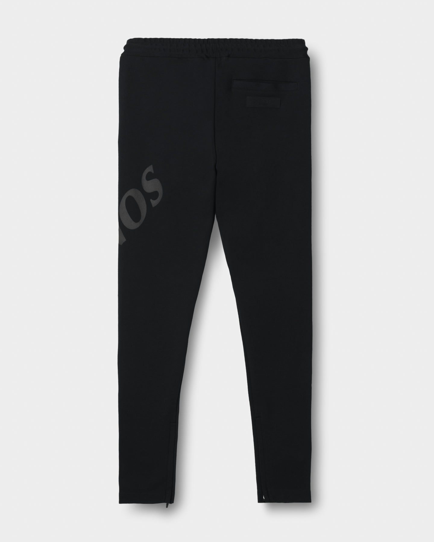 CRONOS REFLECTIVE LOGO SKINNY PANTS【BLACK×BLACK】