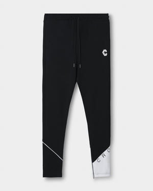 CRONOS  SEGMENT SKINNY PANTS【BLACK×WHITE】