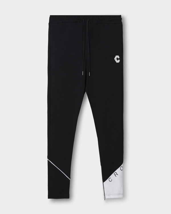 CRONOS  SEGMENT SKINNY PANTS【BLACK×WHITE】
