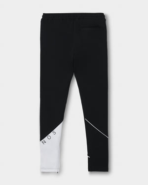 CRONOS  SEGMENT SKINNY PANTS【BLACK×WHITE】