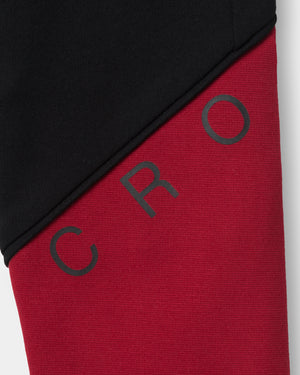 CRONOS  SEGMENT SKINNY PANTS【BLACK×RED】