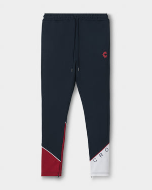 CRONOS  SEGMENT SKINNY PANTS【NAVY】