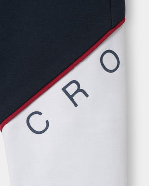 CRONOS  SEGMENT SKINNY PANTS【NAVY】