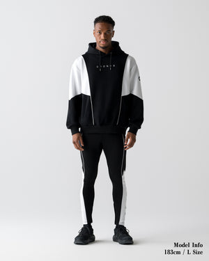 CRONOS ANGLE HOODIE【BLACK】