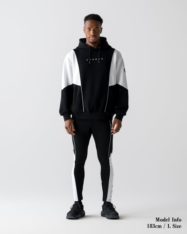 CRONOS ANGLE HOODIE【BLACK】