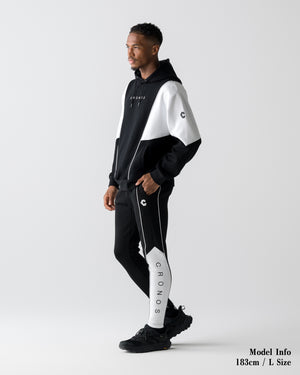 CRONOS ANGLE HOODIE【BLACK】