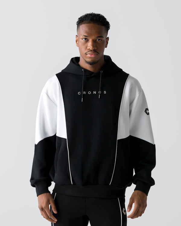 CRONOS ANGLE HOODIE【BLACK】
