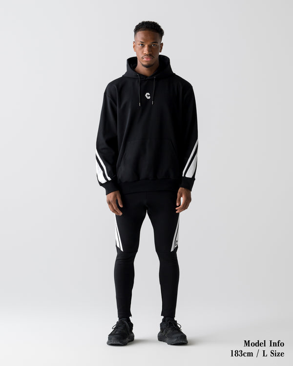 CRONOS AXIS HOODIE【BLACK】