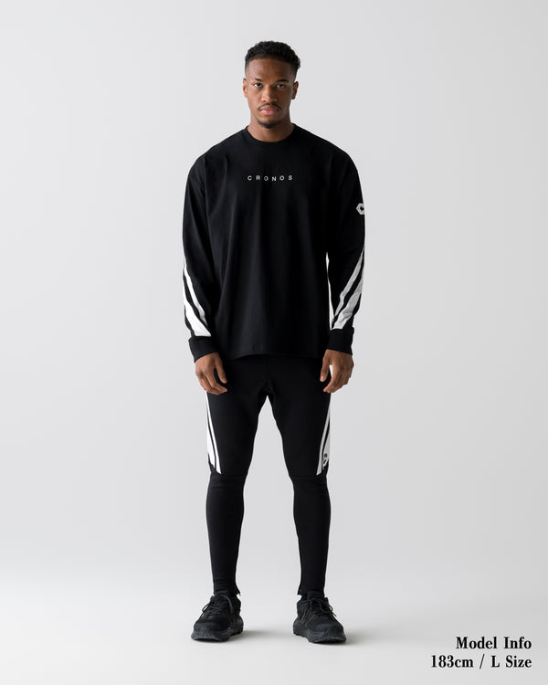 CRONOS AXIS L/S TEE【BLACK】