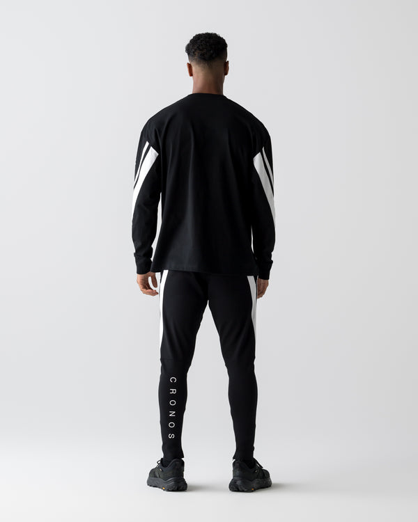 CRONOS AXIS L/S TEE【BLACK】