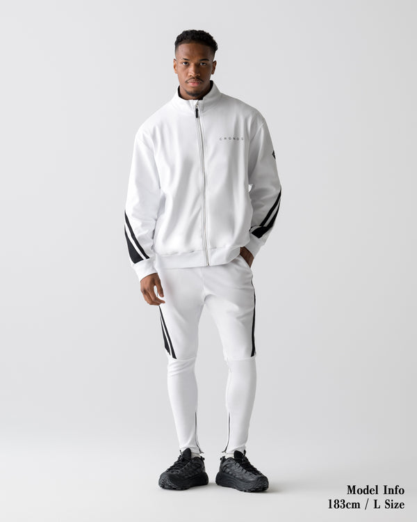 CRONOS AXIS SKINNY PANTS【WHITE】