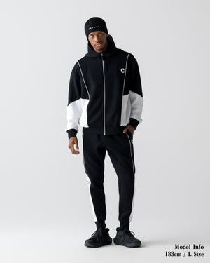 CRONOS ANGLE ZIP BLOUSON【BLACK】