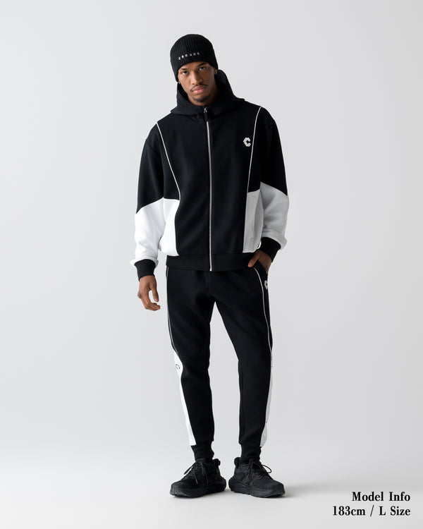 CRONOS ANGLE ZIP BLOUSON【BLACK】