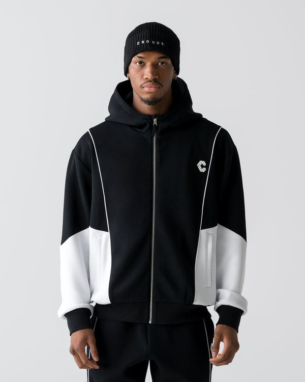CRONOS ANGLE ZIP BLOUSON【BLACK】