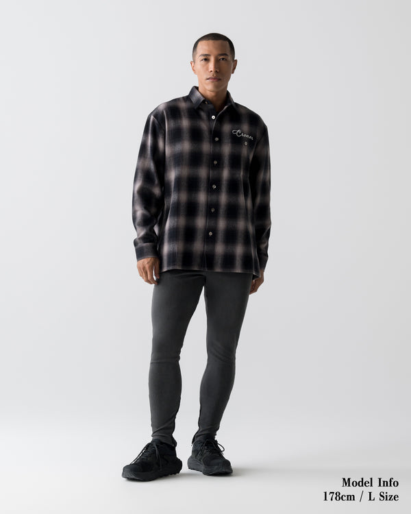 CRONOS DENIM FORM SKINNY PANTS【GRAY】