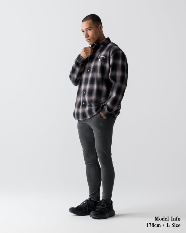 CRONOS DENIM FORM SKINNY PANTS【GRAY】