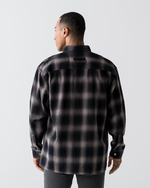 CRONOS TRAD CHECK SHIRT【BLACK】