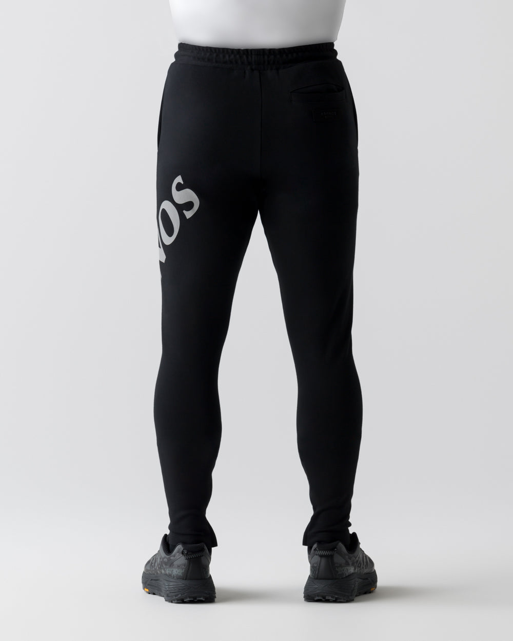 CRONOS REFLECTIVE LOGO SKINNY PANTS【BLACK×SILVER】