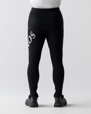 CRONOS REFLECTIVE LOGO SKINNY PANTS【BLACK×SILVER】