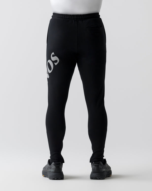 CRONOS REFLECTIVE LOGO SKINNY PANTS【BLACK×SILVER】