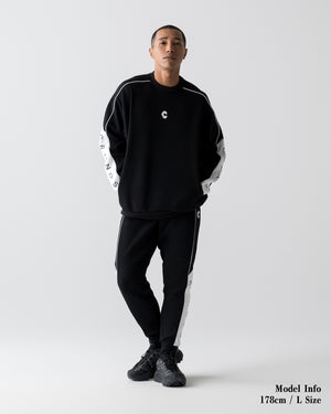 CRONOS ANGLE SWEAT【BLACK】
