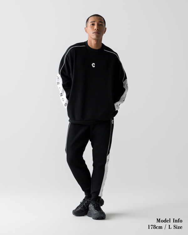 CRONOS ANGLE SWEAT【BLACK】