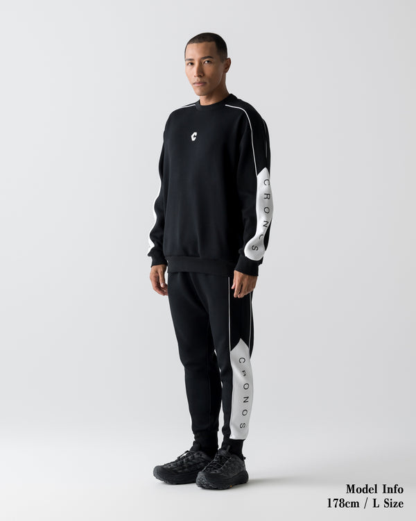 CRONOS ANGLE PANTS【BLACK】