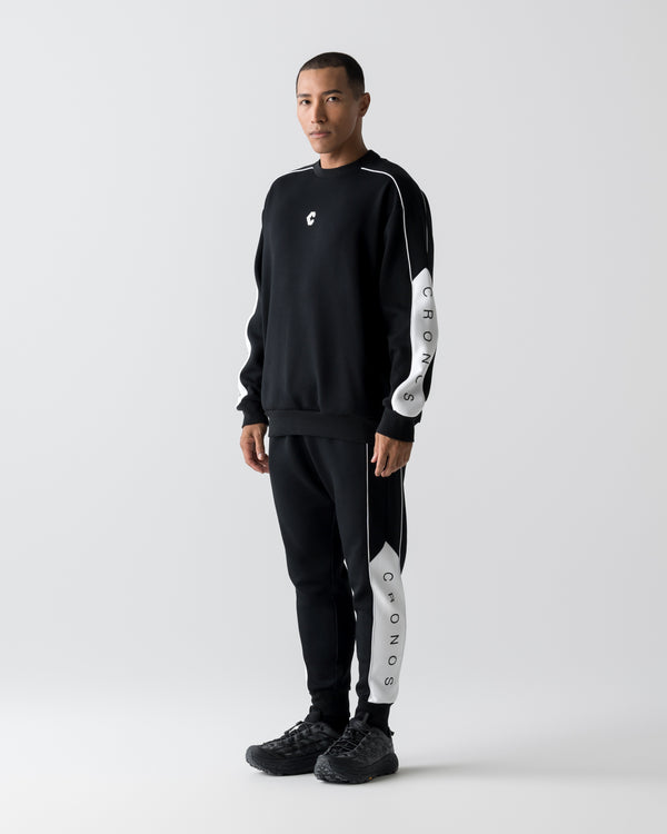 CRONOS ANGLE PANTS【BLACK】