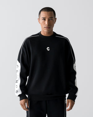 CRONOS ANGLE SWEAT【BLACK】