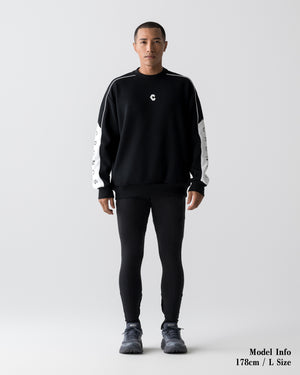 CRONOS ANGLE PANTS【BLACK】