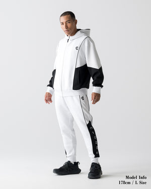 CRONOS ANGLE ZIP BLOUSON【WHITE】
