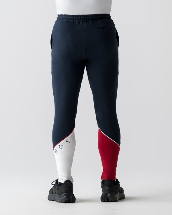 CRONOS  SEGMENT SKINNY PANTS【NAVY】