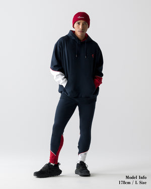 CRONOS  SEGMENT SKINNY PANTS【NAVY】