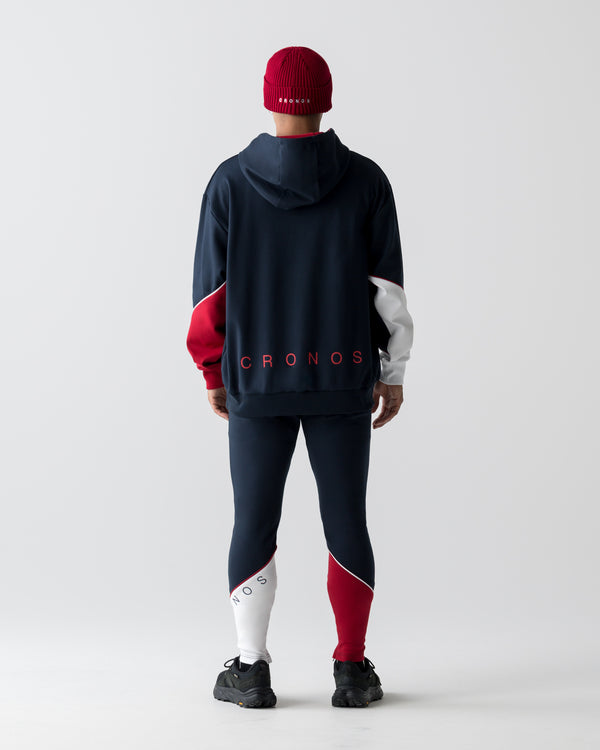 CRONOS SEGMENT HOODIE【NAVY】