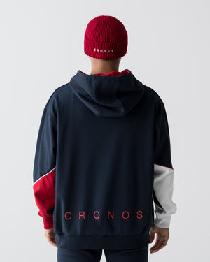 CRONOS SEGMENT HOODIE【NAVY】