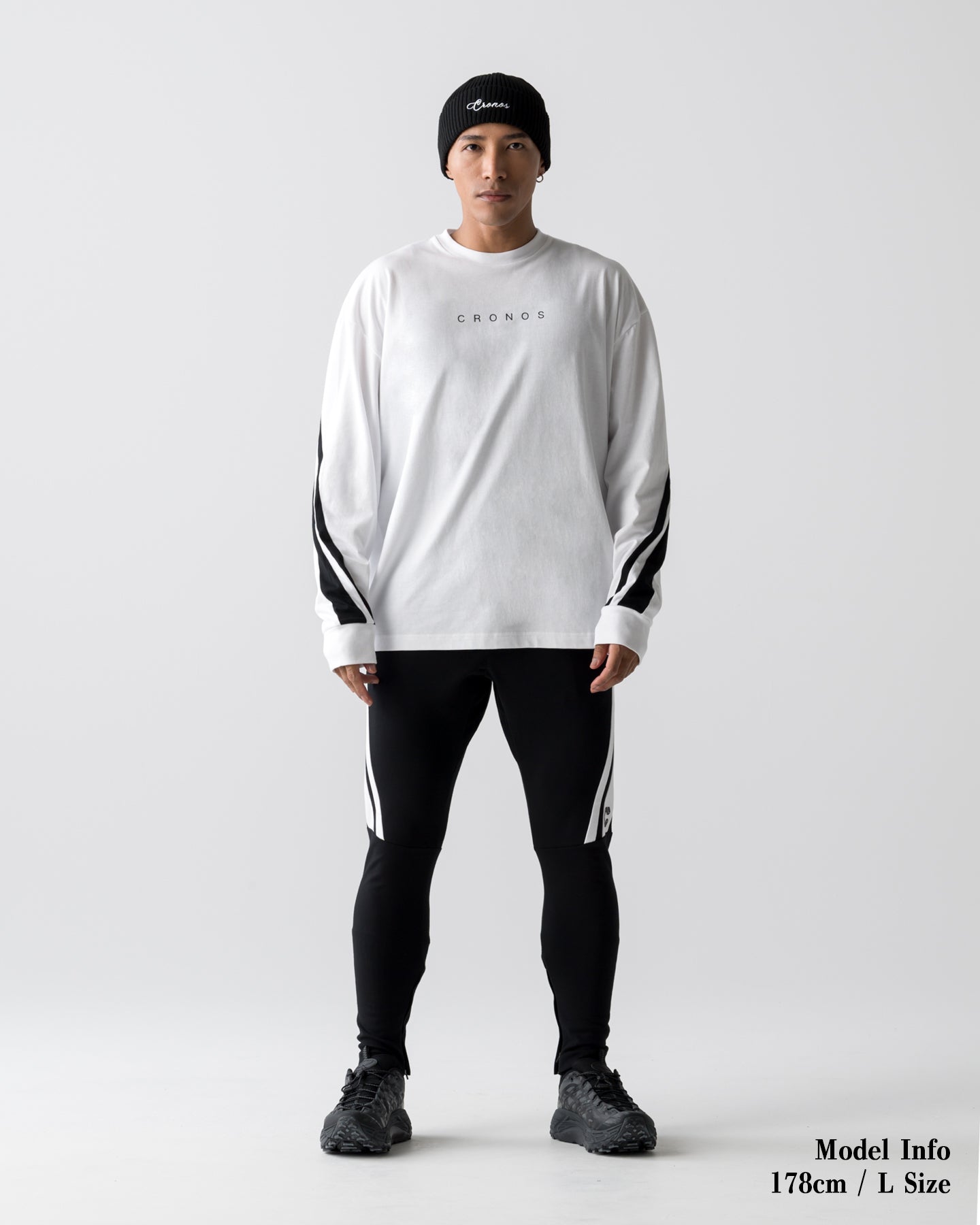 CRONOS スウェット ホワイト メンズ CRONOS ANGLE SWEAT【WHITE】