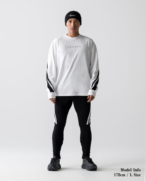 CRONOS AXIS L/S TEE【WHITE】