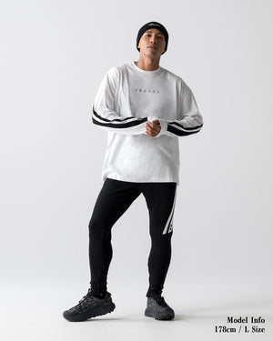 CRONOS AXIS L/S TEE【WHITE】