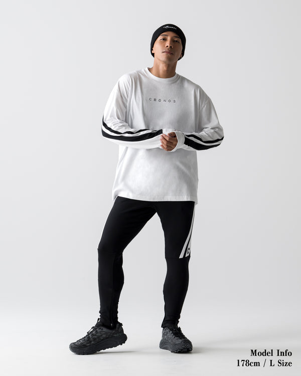 CRONOS AXIS L/S TEE【WHITE】