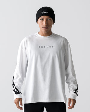 CRONOS AXIS L/S TEE【WHITE】