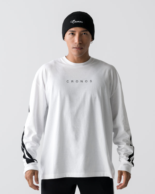 CRONOS AXIS L/S TEE【WHITE】