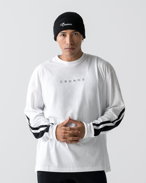CRONOS AXIS L/S TEE【WHITE】