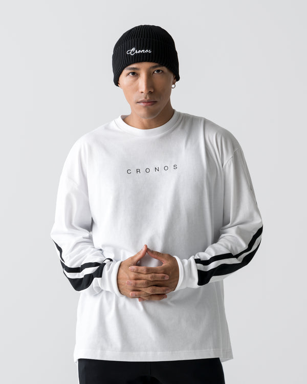 CRONOS AXIS L/S TEE【WHITE】
