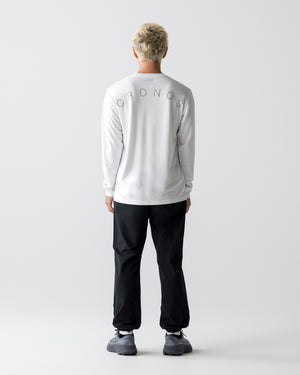 CRONOS CLEAN STRETCH L/S TEE【WHITE】
