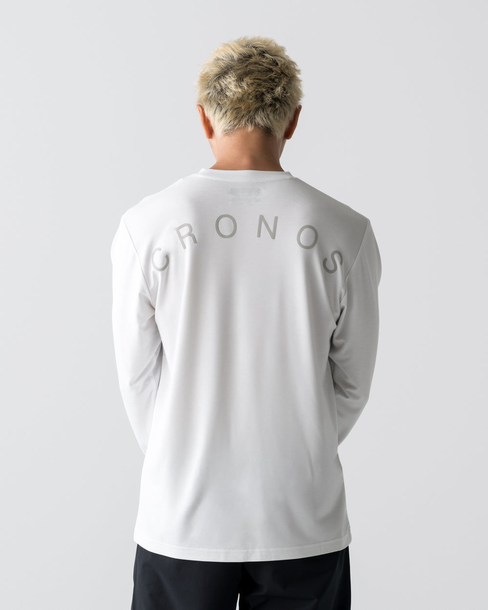 CRONOS CLEAN STRETCH L/S TEE【WHITE】