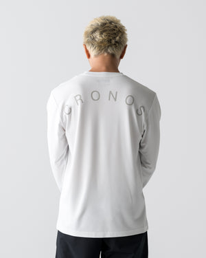 CRONOS CLEAN STRETCH L/S TEE【WHITE】