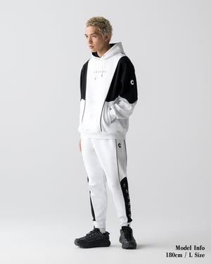 CRONOS ANGLE HOODIE【WHITE】
