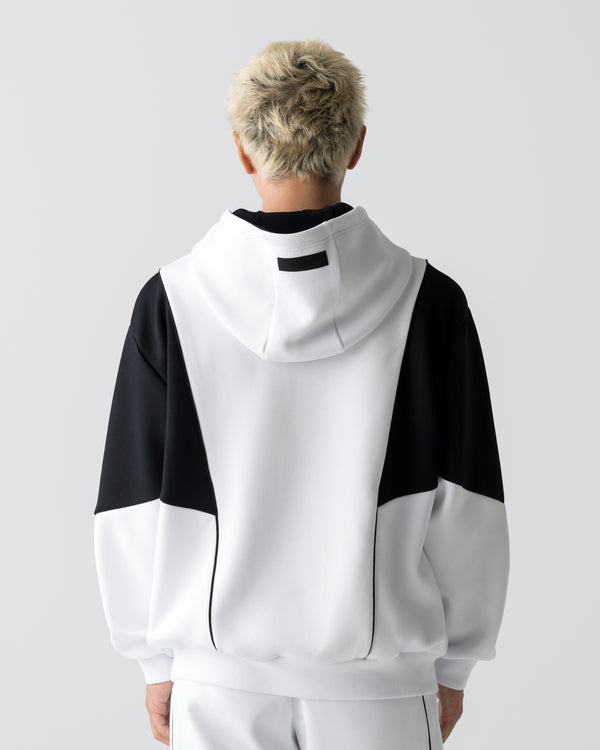 CRONOS ANGLE HOODIE【WHITE】