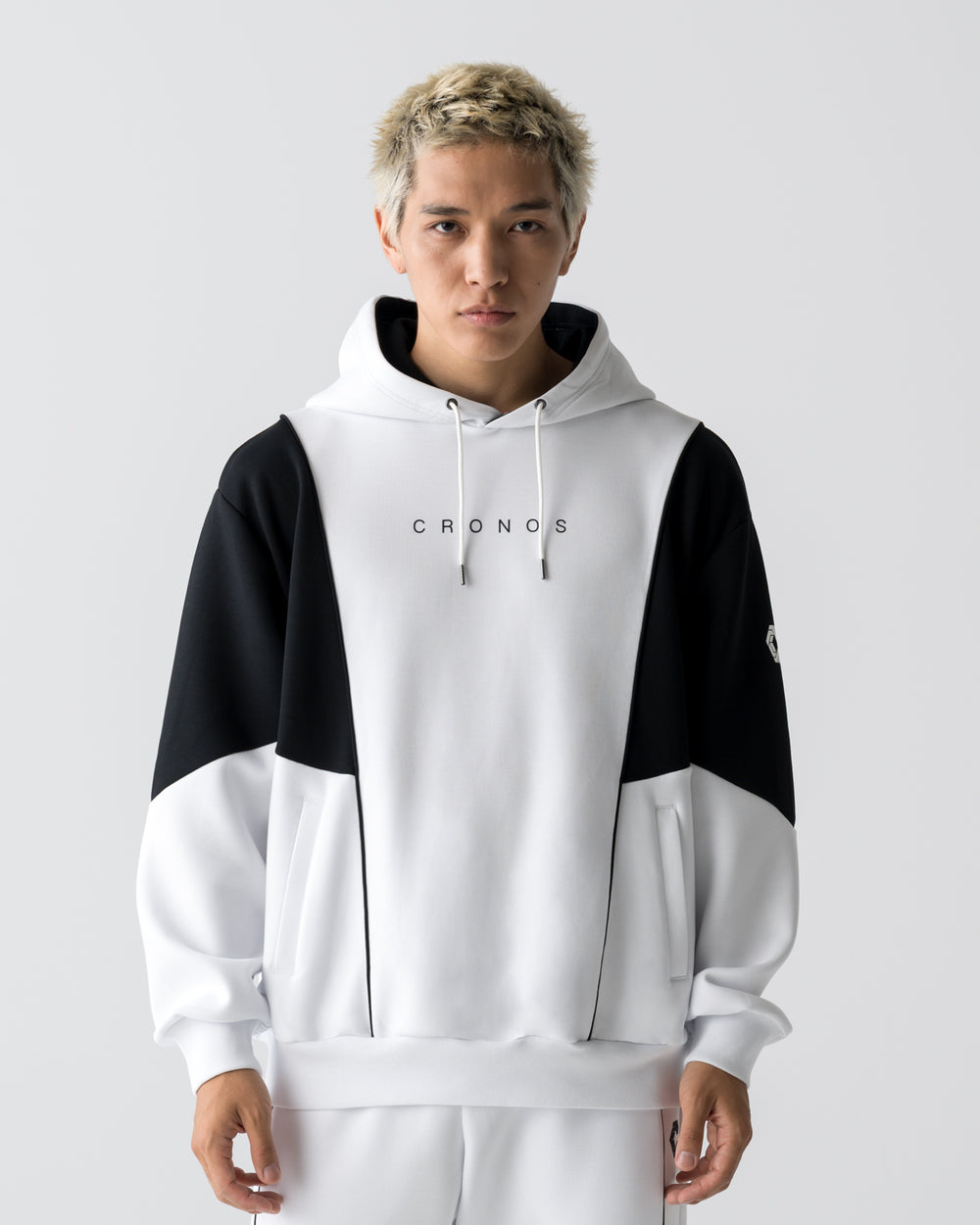 CRONOS ANGLE HOODIE [WHITE]
